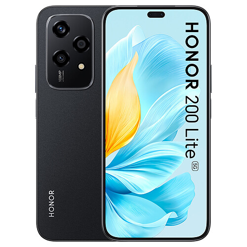 Honor 200 Lite 5G Noir (8 Go / 256 Go)