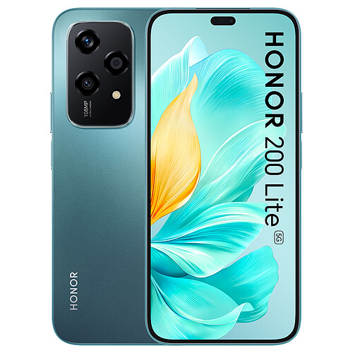 Honor 200 Lite 5G Cyan (8 Go / 256 Go)