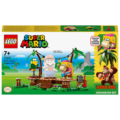 LEGO Super Mario 71421 Ensemble d'extension Concert de Dixie Kong dans la jungle