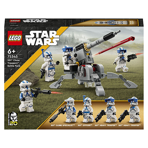 LEGO Star Wars 75345 Pack de combat des Clone Troopers de la 501ème légion