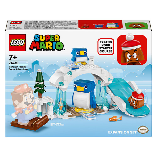 LEGO Super Mario 71430 Ensemble d'extension Aventure dans la neige pour la famille Pingouin