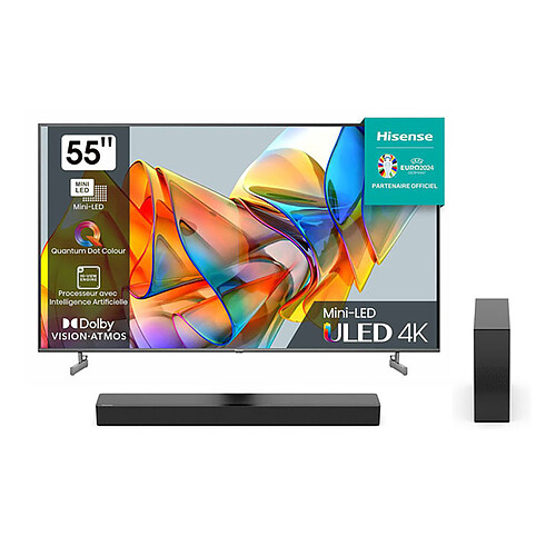 Hisense 55U6KQ + HS2100