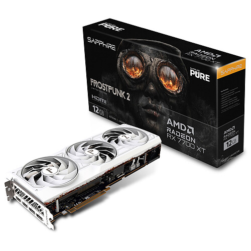 Sapphire PURE AMD Radeon RX 7700 XT 12GB Frostpunk 2 Edition