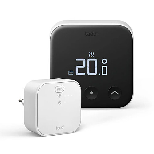 Tado Thermostat Intelligent filaire X + Bridge X - Kit de démarrage