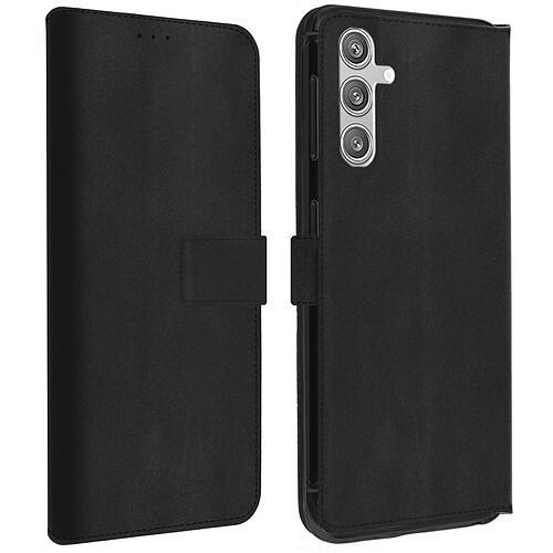 Akashi Etui Folio Porte Carte Noir Samsung Galaxy A16 / A16 5G