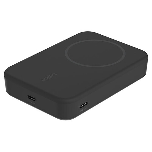 Belkin Batterie Externe Magnétique 10K avec Qi2 et Fonction Stand (Noir)