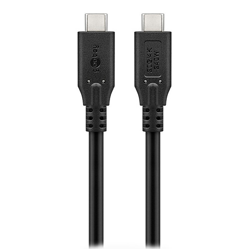 Goobay Câble USB4 Type C (M/M) - Power Delivery - 0.5 m