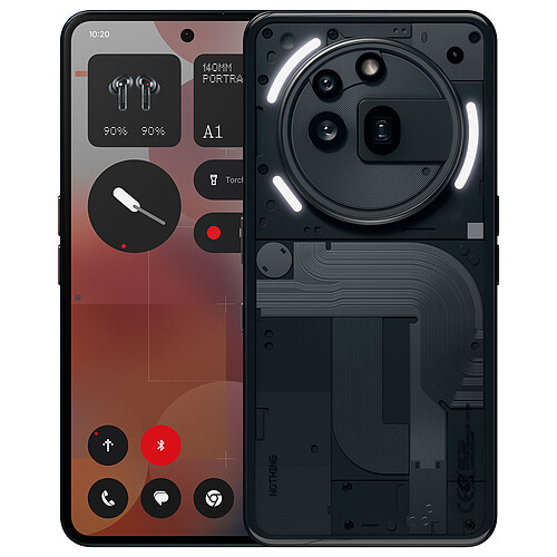 Nothing Phone (3a) Pro Noir (12 Go / 256 Go)