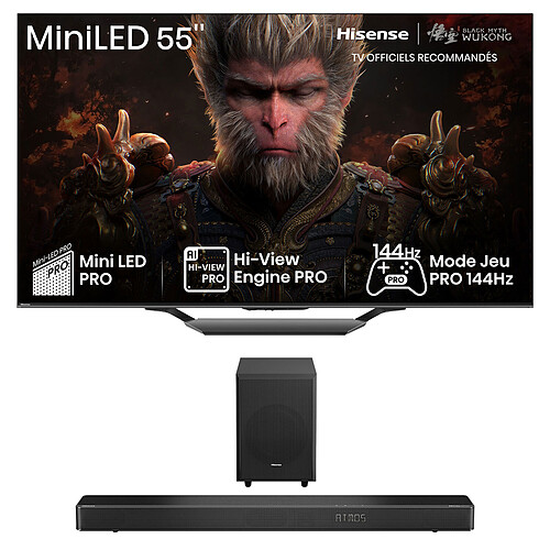 Hisense 55U7NQ + AX3120G