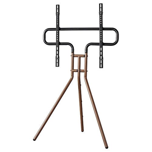 Hama Support Pied TV Chevalet, bois (Noyer)
