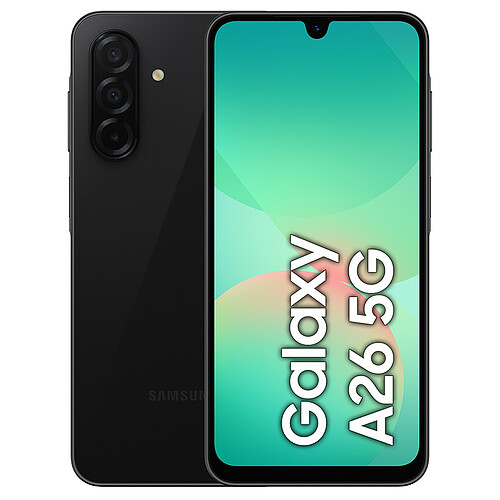 Samsung Galaxy A26 5G Noir (6 Go / 128 Go)