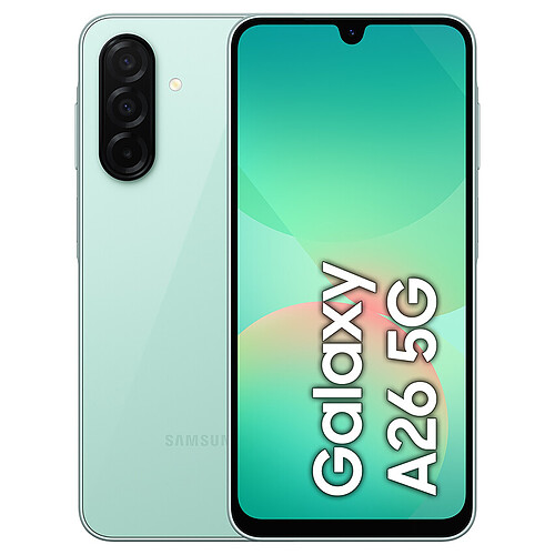 Samsung Galaxy A26 5G Vert d'eau (6 Go / 128 Go)