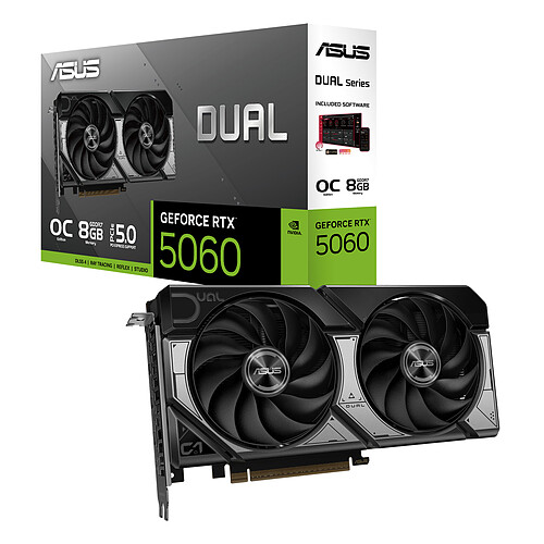 ASUS Dual GeForce RTX 5060 OC Edition 8GB