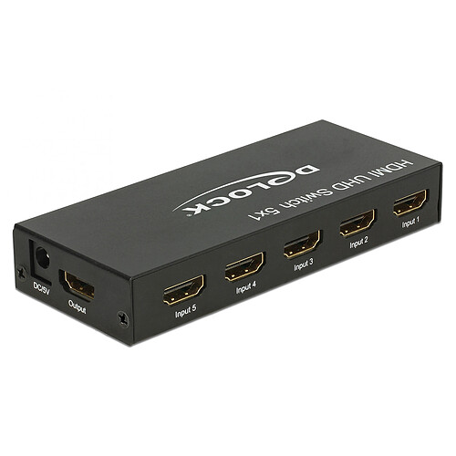 DeLock Commutateur HDMI 5 ports 4K @ 60 Hz