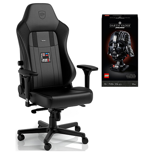 Noblechairs HERO (Darth Vader Edition) + LEGO Star Wars 75304 Le casque de Dark Vador OFFERT !