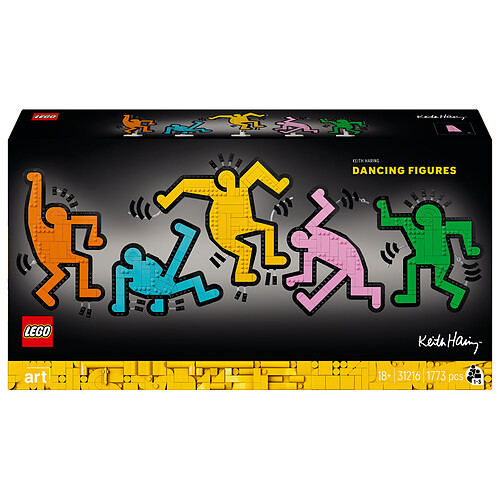 LEGO Art 31216 Keith Haring - Les Figures Dansantes