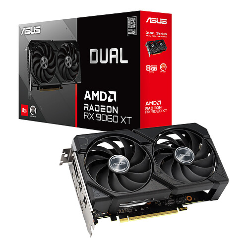 ASUS Dual Radeon RX 9060 XT 8GB GDDR6 