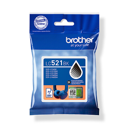 Brother LC521BK Noir