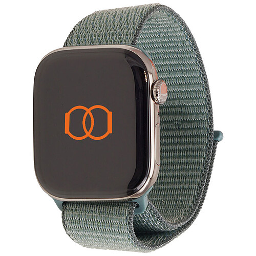 Band Band Boucle Sport Nylon Tissé Sauge 42 mm