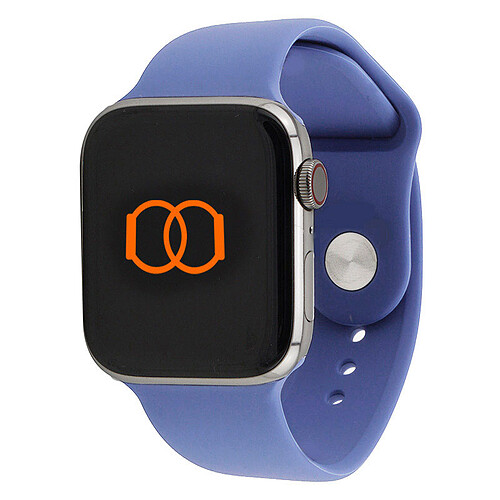 Band Band Bracelet Sport Fluoroélastomère Pervenche 46/49 mm