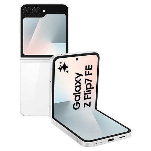 Samsung Galaxy Z Flip 7 FE Blanc (8 Go / 128 Go)