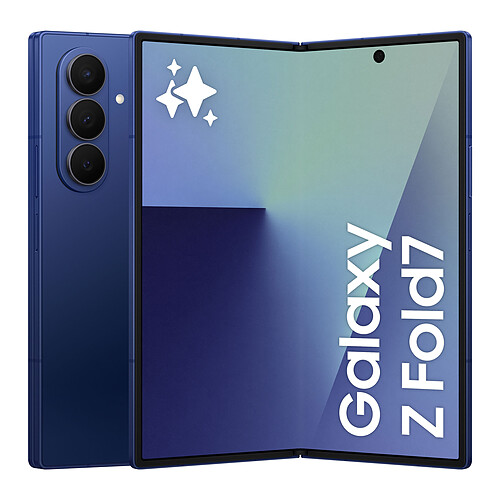 Samsung Galaxy Z Fold 7 Bleu Nuit (12 Go / 512 Go) · Reconditionné