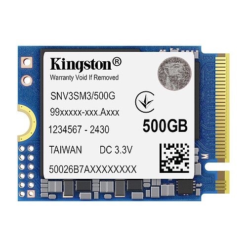Kingston SSD NV3 M.2 2230 500 Go