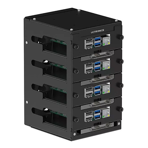 Cluster Rack pour Raspberry Pi 5, 4 B, 3 B/B+