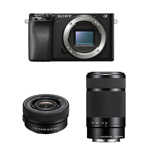 Sony Alpha 6100 + 16-50mm + 55-210mm