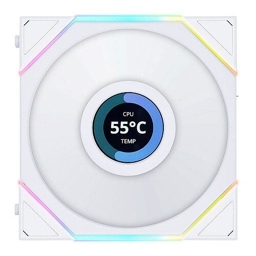Lian Li Uni Fan TL LCD Wireless 120 (blanc)