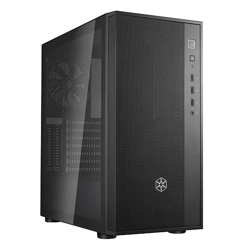 SilverStone FARA R1 Glass V2 (noir)