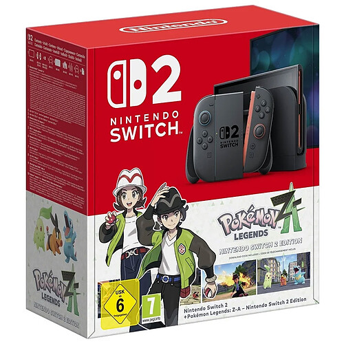 Nintendo Switch Nintendo Switch 2 Nintendo Switch 2 + Légendes Pokémon : Z-A - Switch 2 - Rue du