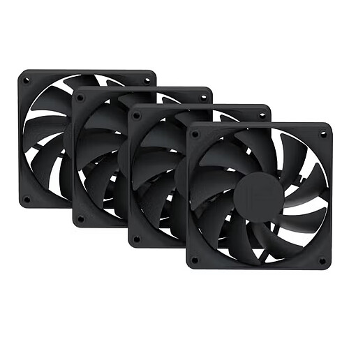 Hyte FA12 Noir Pack de 4