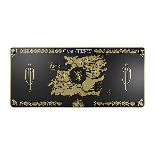 Lexip X Warner Game of Thrones Mousepad (Lannister/Noir)