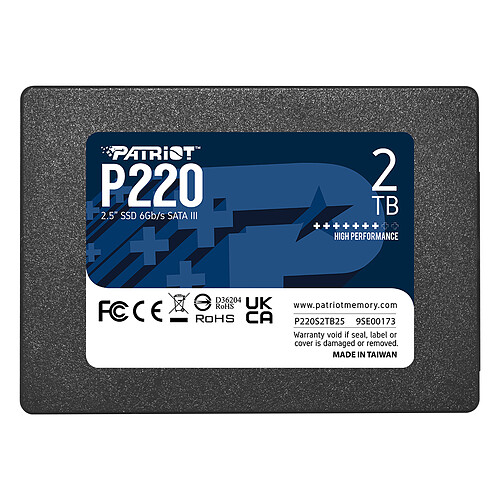 Patriot SSD P220 2 To
