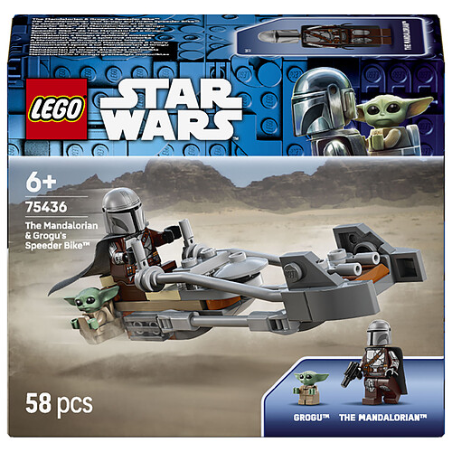 LEGO Star Wars 75436 Le Speeder Bike du Mandalorien et Grogu