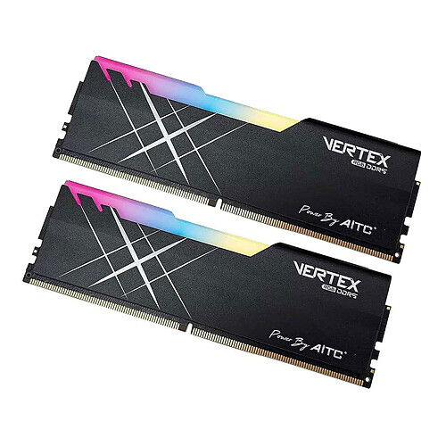 Kingsman Gaming DDR5 Vertex RGB 32 Go (2x 16 Go) 6000 MHz CL38 Noir (Bulk)