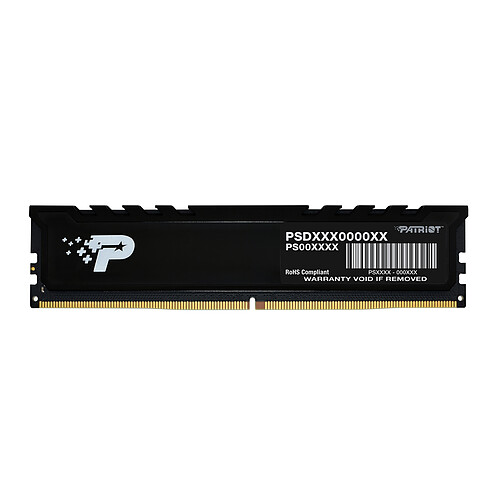 Patriot Signature Premium 12 Go (1x 12 Go) DDR5 5600 MHz CL46