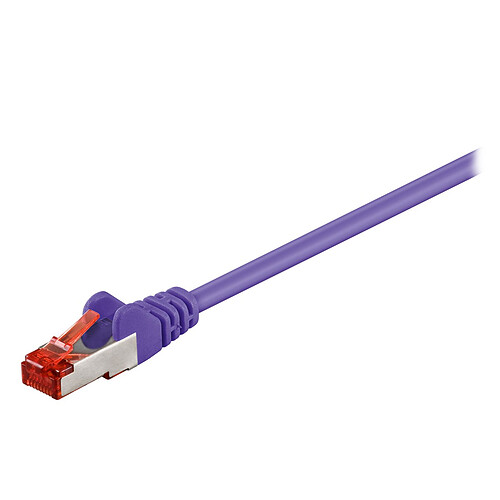 Goobay Câble Réseau RJ45 Cat 6 S/FTP 5 m (Violet)