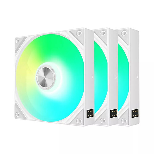 TRYX ROTA SL ARGB 120 mm Reverse Blanc (x3)