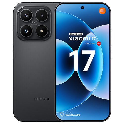 Xiaomi 17 Conçu avec Leica Noir (12 Go / 512 Go)