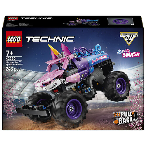 LEGO Technic 42220 Monster Jam Sparkle Smash à Rétrofriction