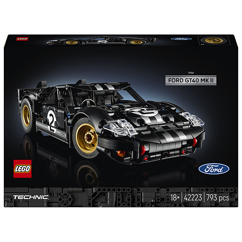 LEGO Technic 42223 La Voiture de Course 1966 Ford GT40 MKII