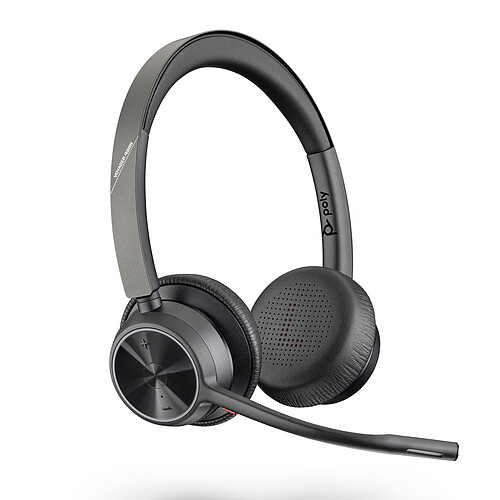 HP Poly Voyager 4320 USB-A Stéréo Microsoft Teams Noir/Zoom Noir