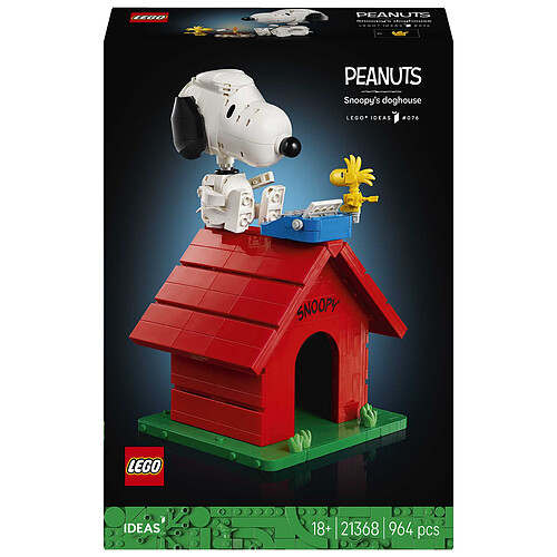 LEGO Ideas 21368 Peanuts : La Niche de Snoopy