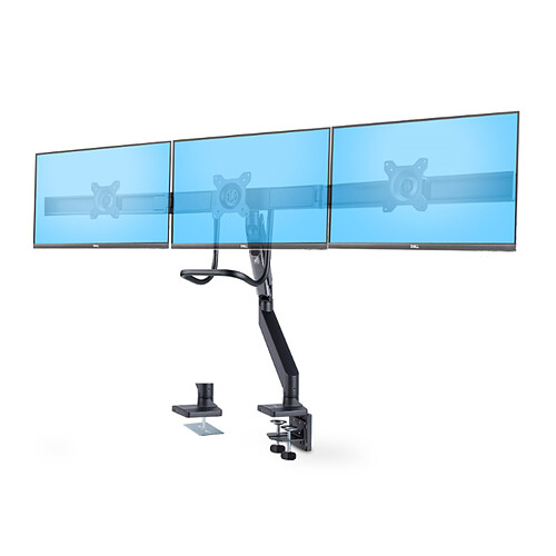 StarTech.com Support de bureau articulé à barre transversale pour 3 écrans LCD jusqu'à 27"