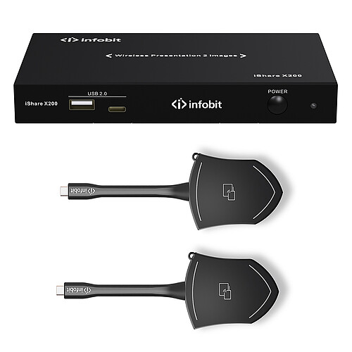 Infobit iShare X200 + iShare CX USB-C (x2)