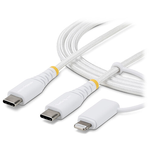 StarTech.com Câble USB-C vers USB-C/Lightning (1 m)