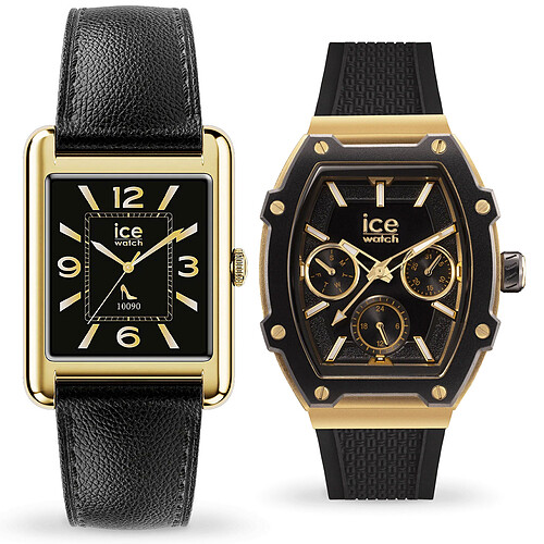 Ice Watch Ice Smart TKS 2.0 (Or Rose / Marron) + Ice Boliday Noir/Or OFFERTE !