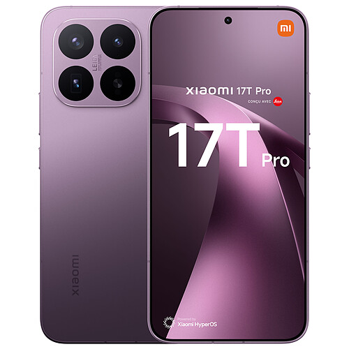 Xiaomi 17T Pro Conçu avec Leica Violet (12 Go / 512 Go)